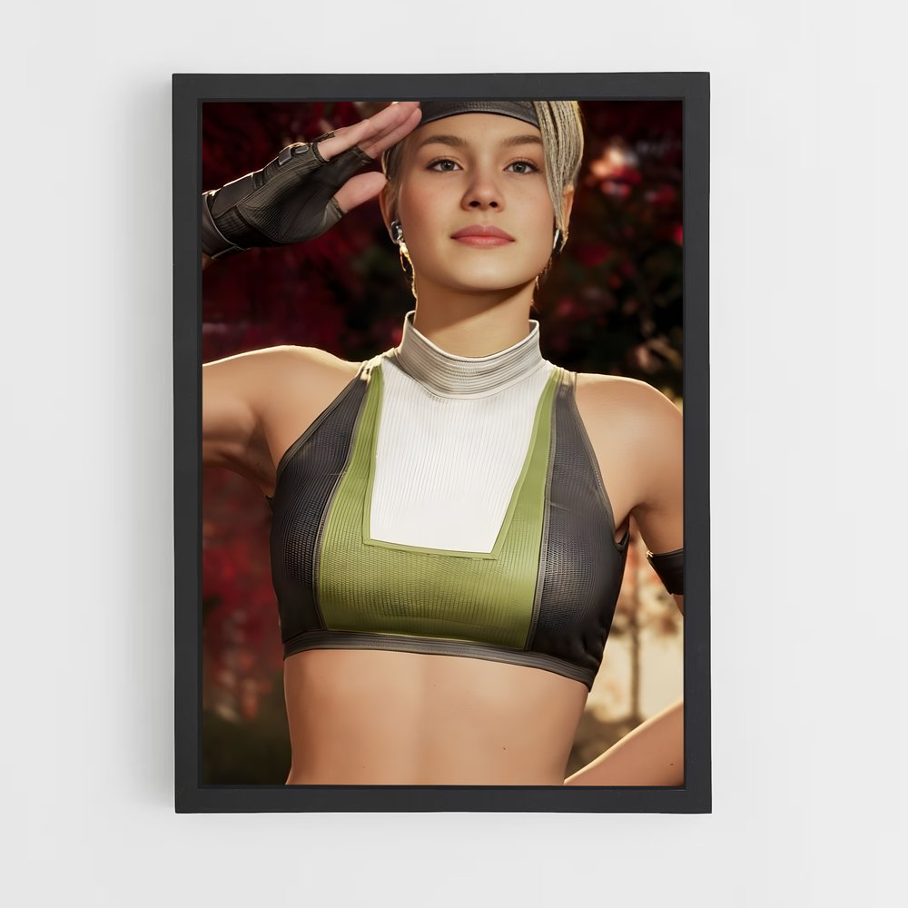 Poster Sonya en Action – affiche Mortal kombat (vue 2)